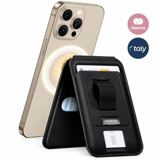 UGREEN Magnetic Wallet with Stand - Black